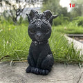 Halloween Witch Black Cat Resin Figurine — Stassi & Uni