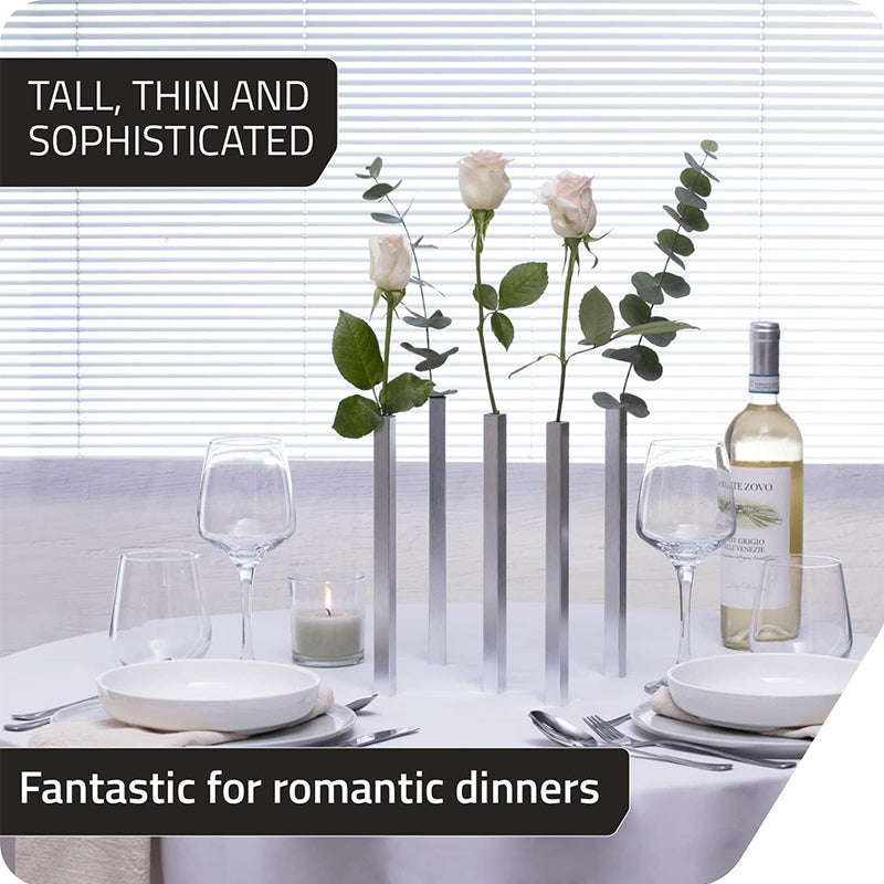 Nordic Luxury Minimalist Metal Flower Vase — Stassi & Uni