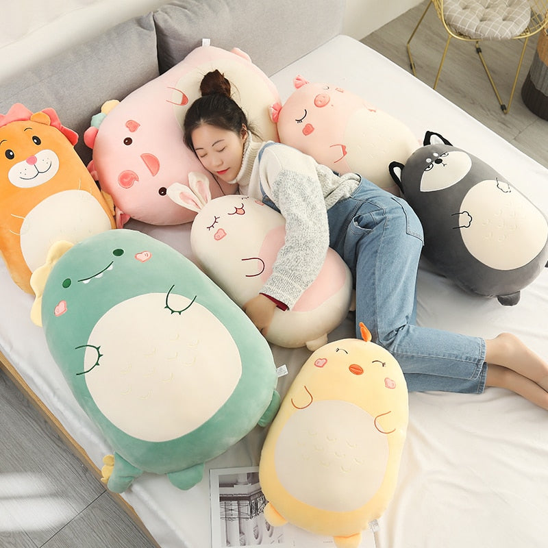 Squishmallows Plush Toy Animal Kawaii Unicorn Dinosaur Lion Soft Big Pillow Buddy Stuffed Cushion Valentine's Gift For Kids Girl