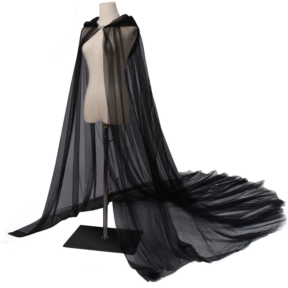 Halloween Vintage Hooded Vampire Bride Cloak for Women — Stassi & Uni