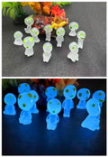 Glow Alien Plush Toy Tree Sprite Creative Miniature Landscape Fluorescent Ghost Princess Fluorescent Stone Nightlight Decor