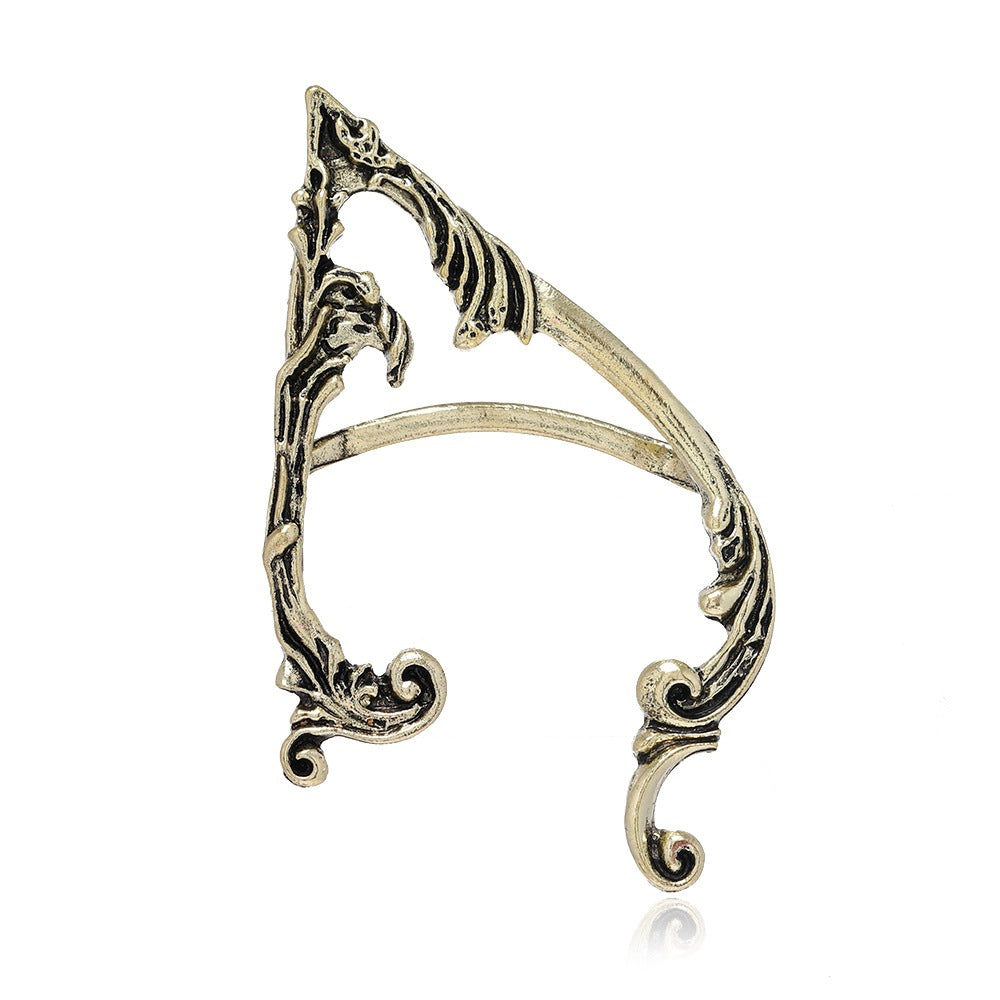Irregular Dark Department Old Auricle Elf Earrings Personality Cold Style Earrings