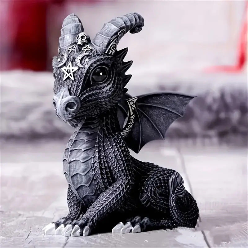 Halloween Witch Black Cat Resin Figurine — Stassi & Uni
