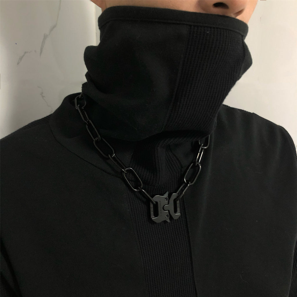 Dark Gothic Lock Pendant Necklace — Stassi & Uni