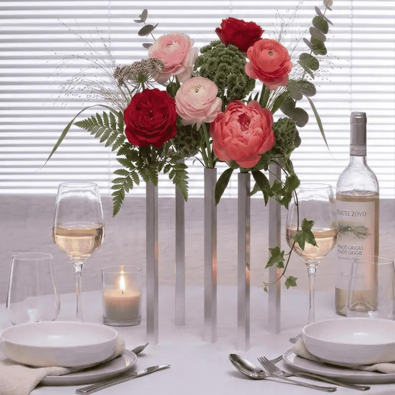 Nordic Luxury Minimalist Metal Flower Vase — Stassi & Uni