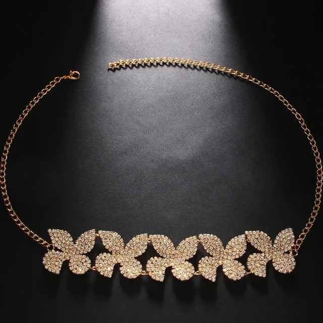 Romance Rhinestone Crystal Flower Choker Necklace — Stassi & Uni