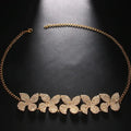 Romance Rhinestone Crystal Flower Choker Necklace — Stassi & Uni