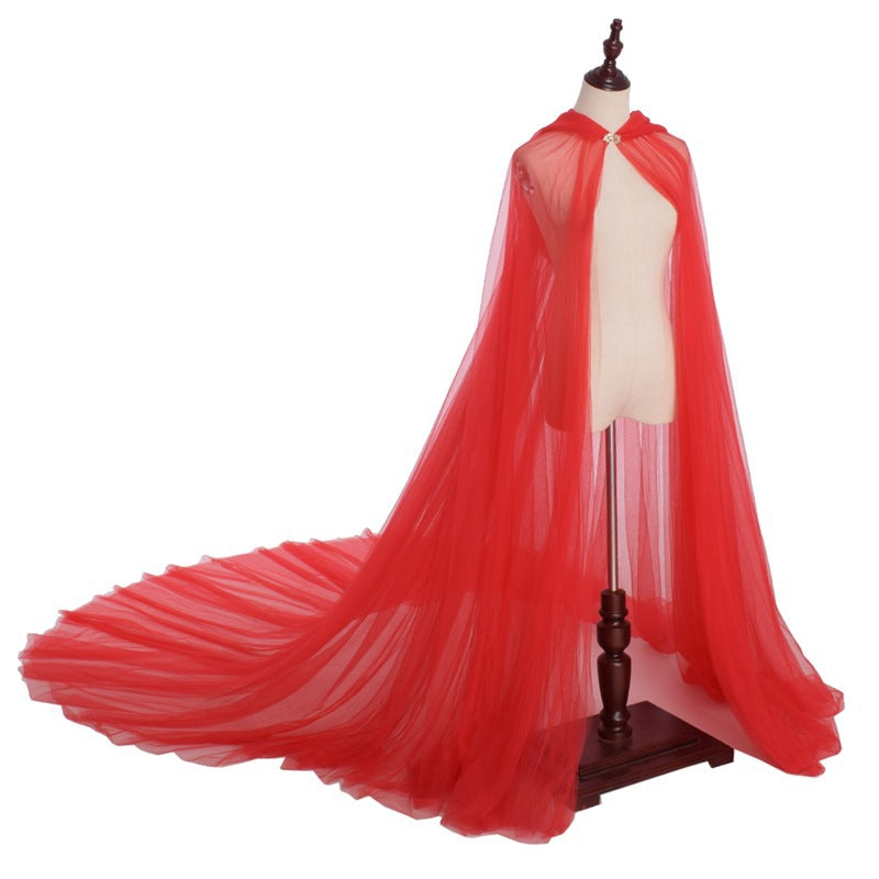 Halloween Vintage Hooded Vampire Bride Cloak for Women — Stassi & Uni
