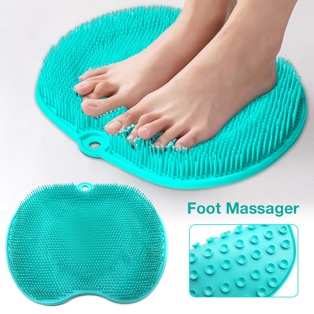 Shower Foot Scrubber Massage Mat & Cleaning Brush — Stassi & Uni