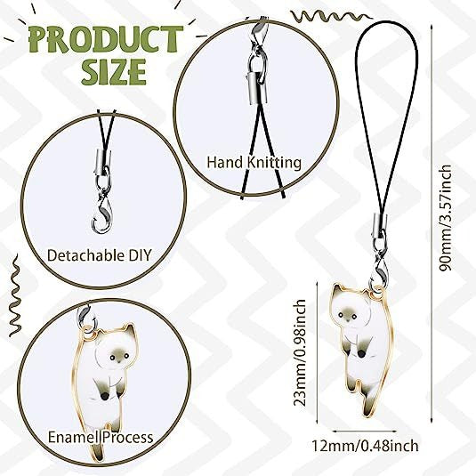 Kawaii Cat Mobile Charm & Backpack Keychain Pendant — Stassi & Uni