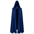 Halloween Dark Medieval Cosplay Cape with Hood for Women, Gothic Long Robe Cloak, Vintage Style Outerwear