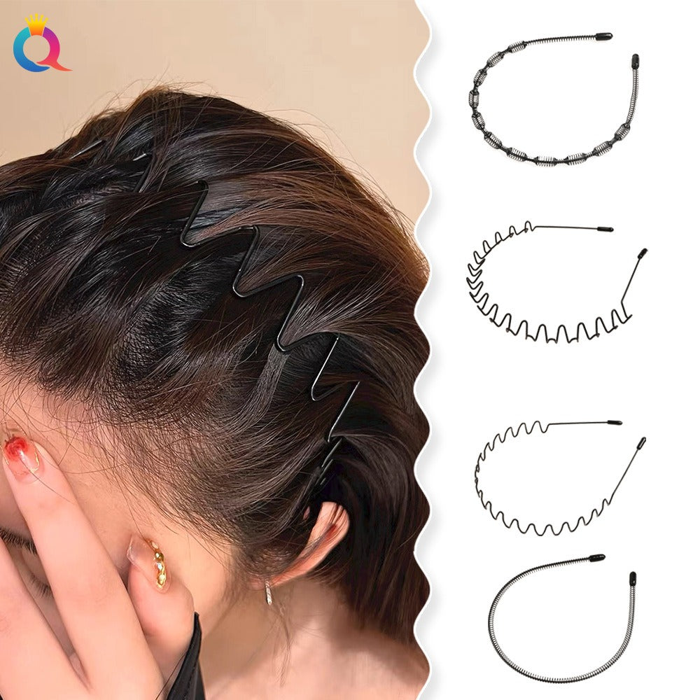Minimalist Metal Base Hair Band & Press Clip — Stassi & Uni