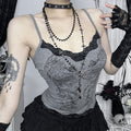 Dark Gothic Butterfly Print Tank Top — Stassi & Uni