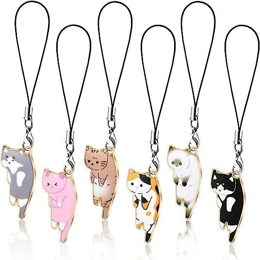 Kawaii Cat Mobile Charm & Backpack Keychain Pendant — Stassi & Uni